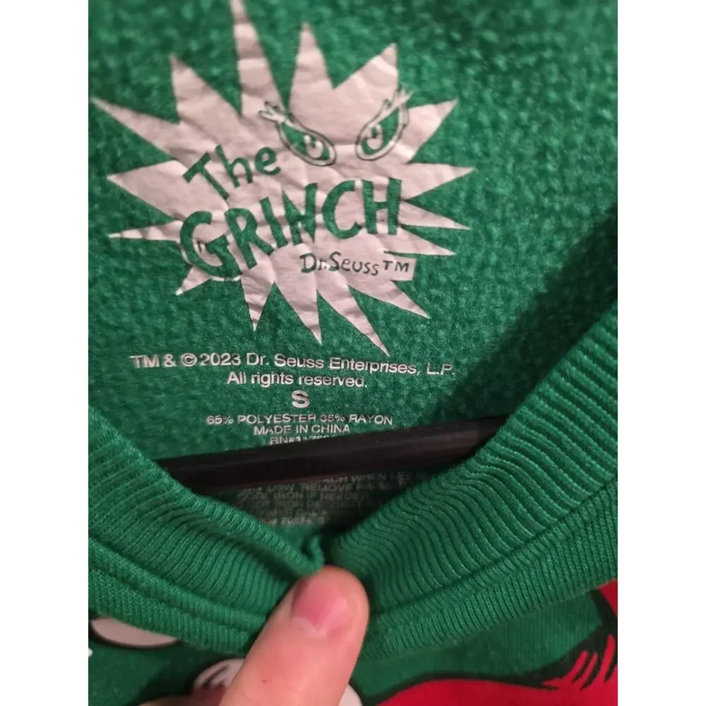 The Grinch Kids' Holiday Sweatshirt Size Small